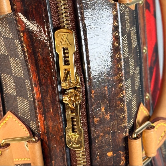 Louis Vuitton Damier Ebene Time Trunk Speedy Bandouliere 25 - Picture 13 of 15